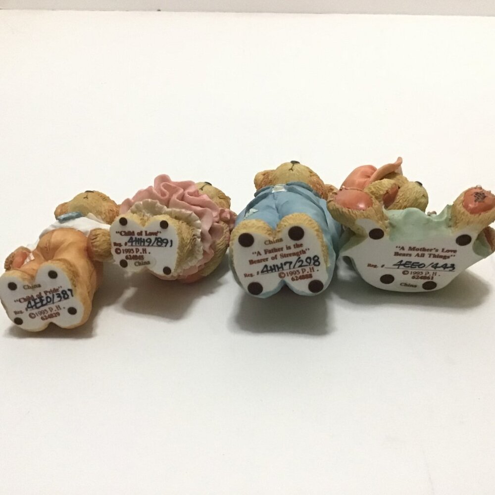 Cherished Teddies 651125 Our Cherished Family A Seven Piece Collector Set Vtg - Picture 6 of 8